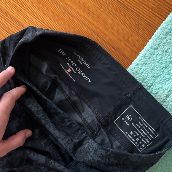 Sweaty Betty Charcoal Patterned Leggings - Picture 2 of 4